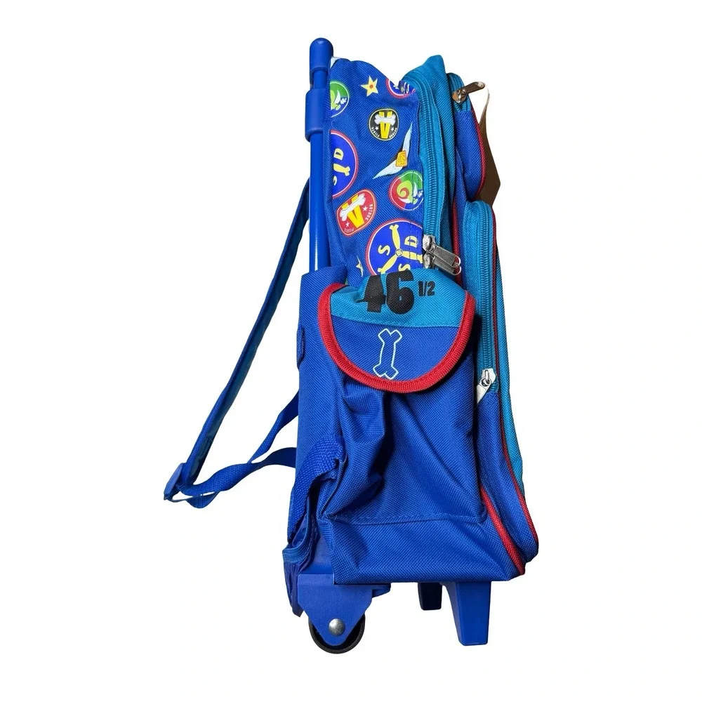 Scooby Doo kids boys girls kindergarten school rolling wheels backpack 16